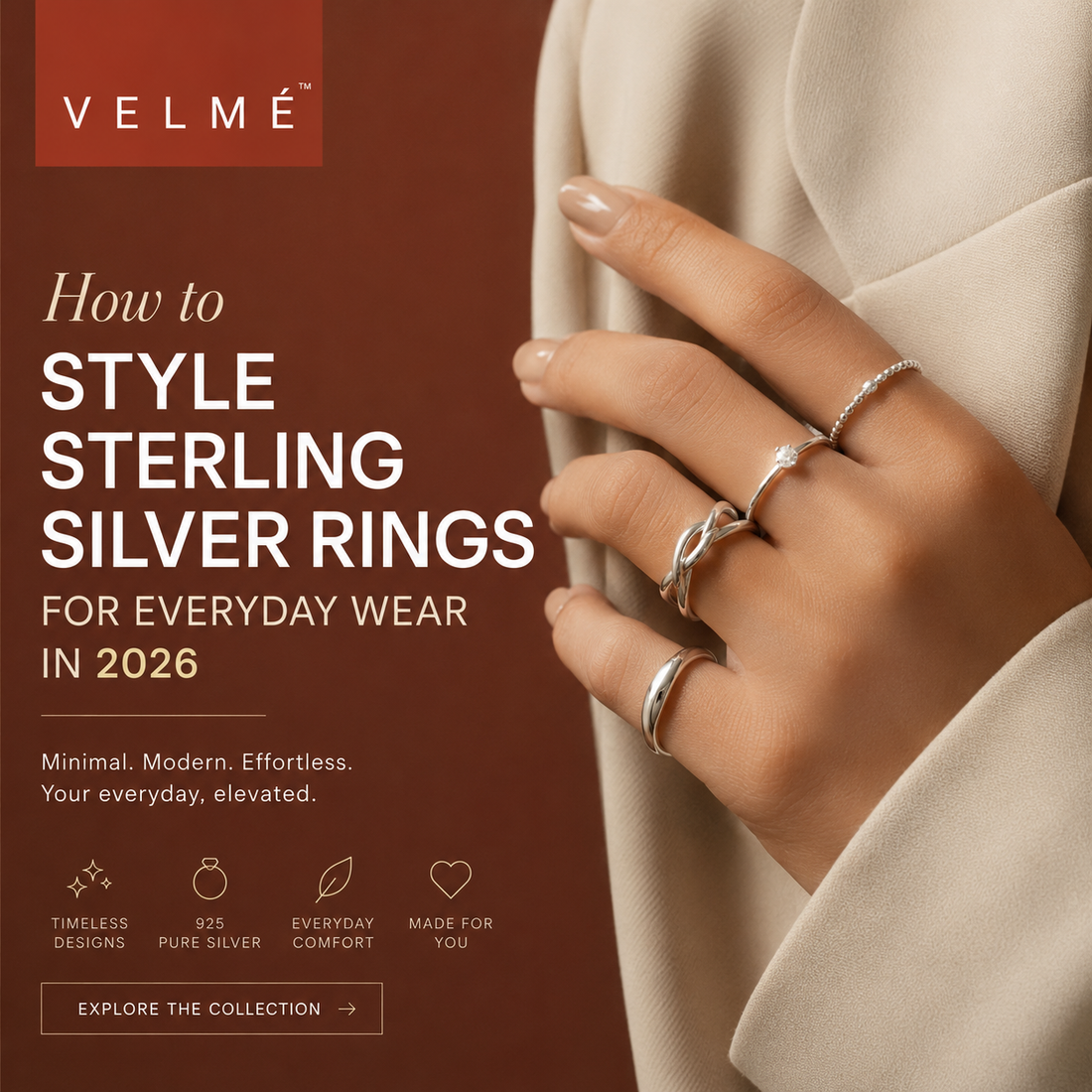 Sterling Silver Ring Styling Tips for Daily Wear