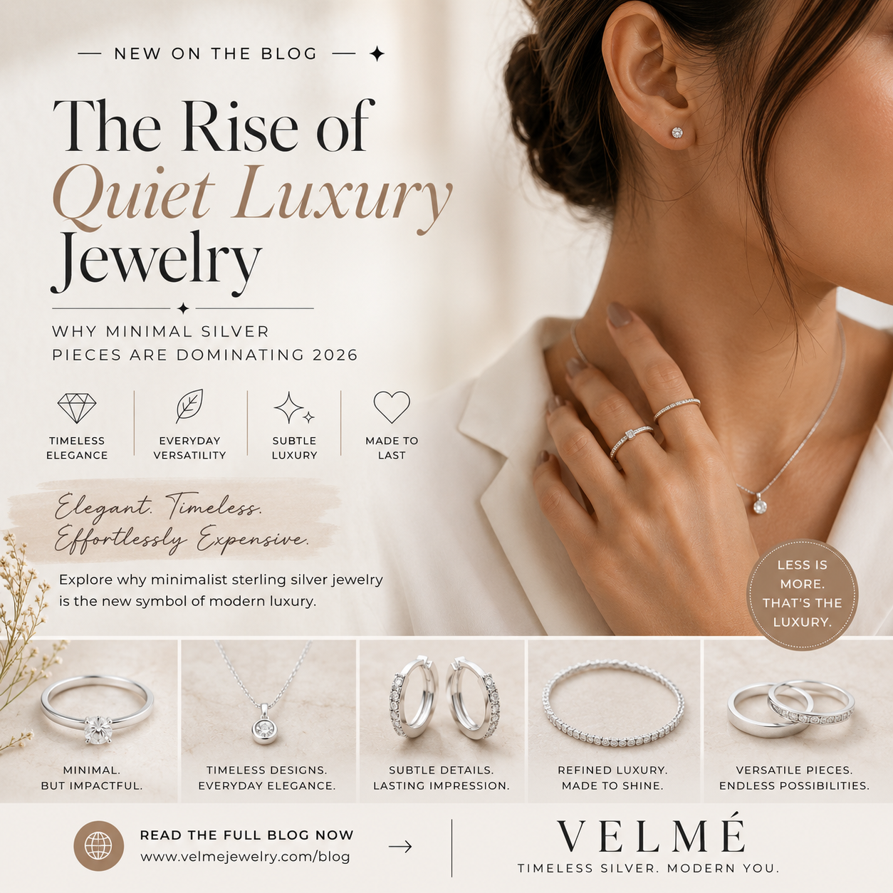 The Rise of Quiet Luxury Jewelry: Why Minimal Silver Pieces Are Dominating 2026