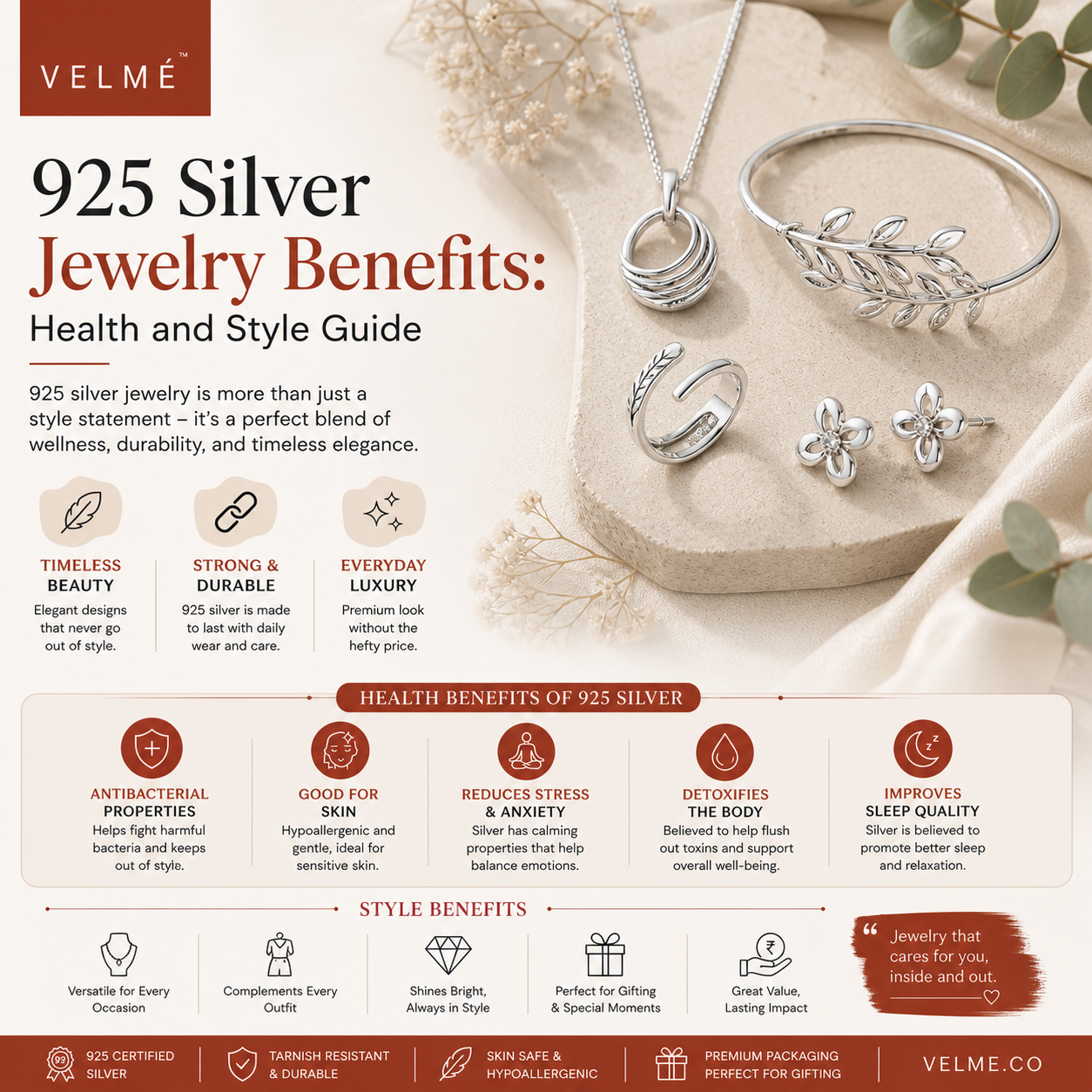 925 Silver Jewelry Benefits: Health and Style Guide