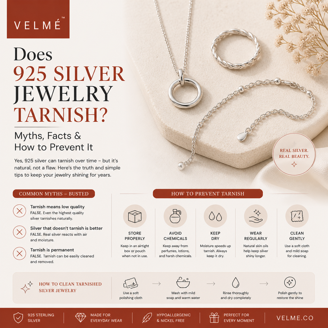 Does 925 Silver Jewelry Tarnish: Prevention Tips & Facts