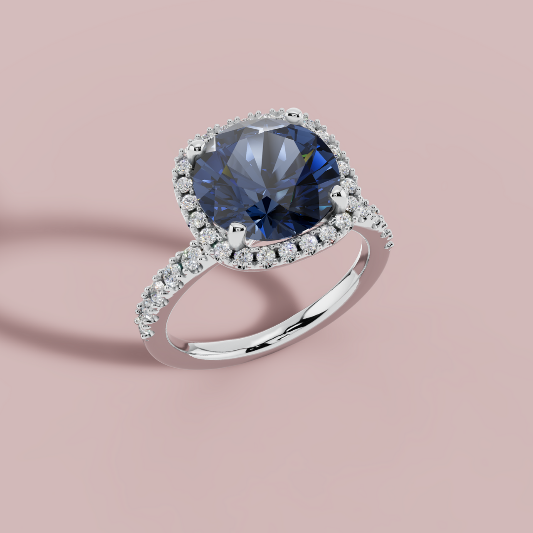 Blue Mirage 925 Pure Silver Ring My Store