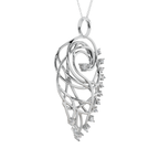 Elysian Feather Pendant Necklace | Velmé
