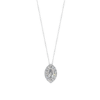 Halo Marquise Pendant Necklace | Velmé