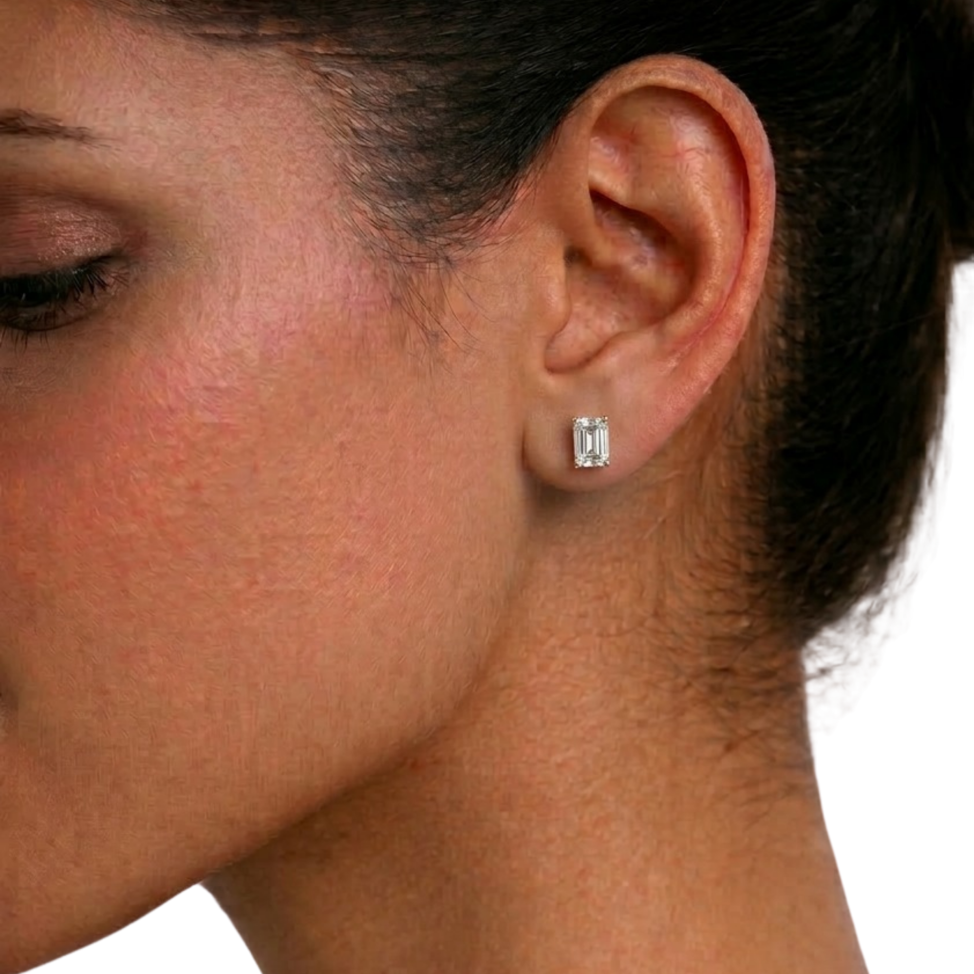 Modern Classic Emerald 925 Silver Studs | Velmé
