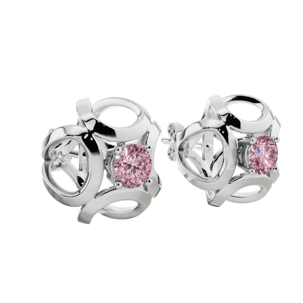 VELMÉ Pink Fiona Necklace Set | 925 Sterling Silver