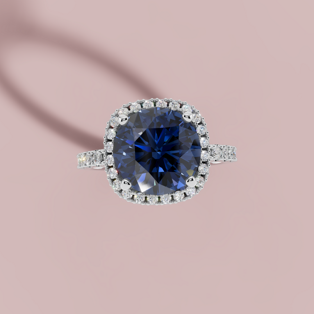 Blue Mirage 925 Pure Silver Ring My Store