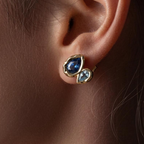 Azure Drift Studs | Fluidé