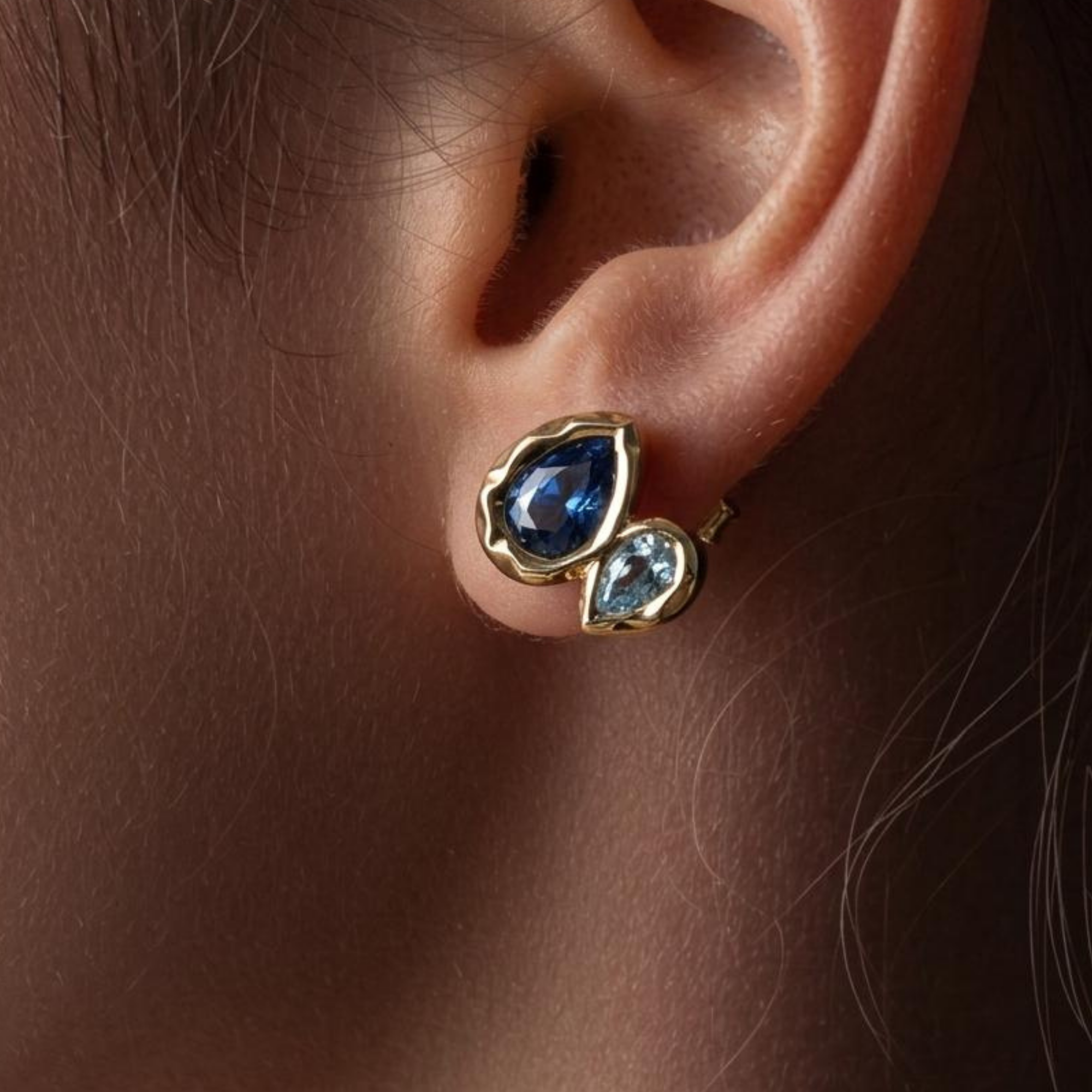 Azure Drift Studs | Fluidé