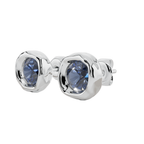 Classic Round Solitaire Fluide Earrings | Velmé