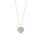 Halo Heart Pendant Necklace | Velmé