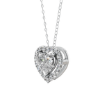 Halo Heart Pendant Necklace | Velmé