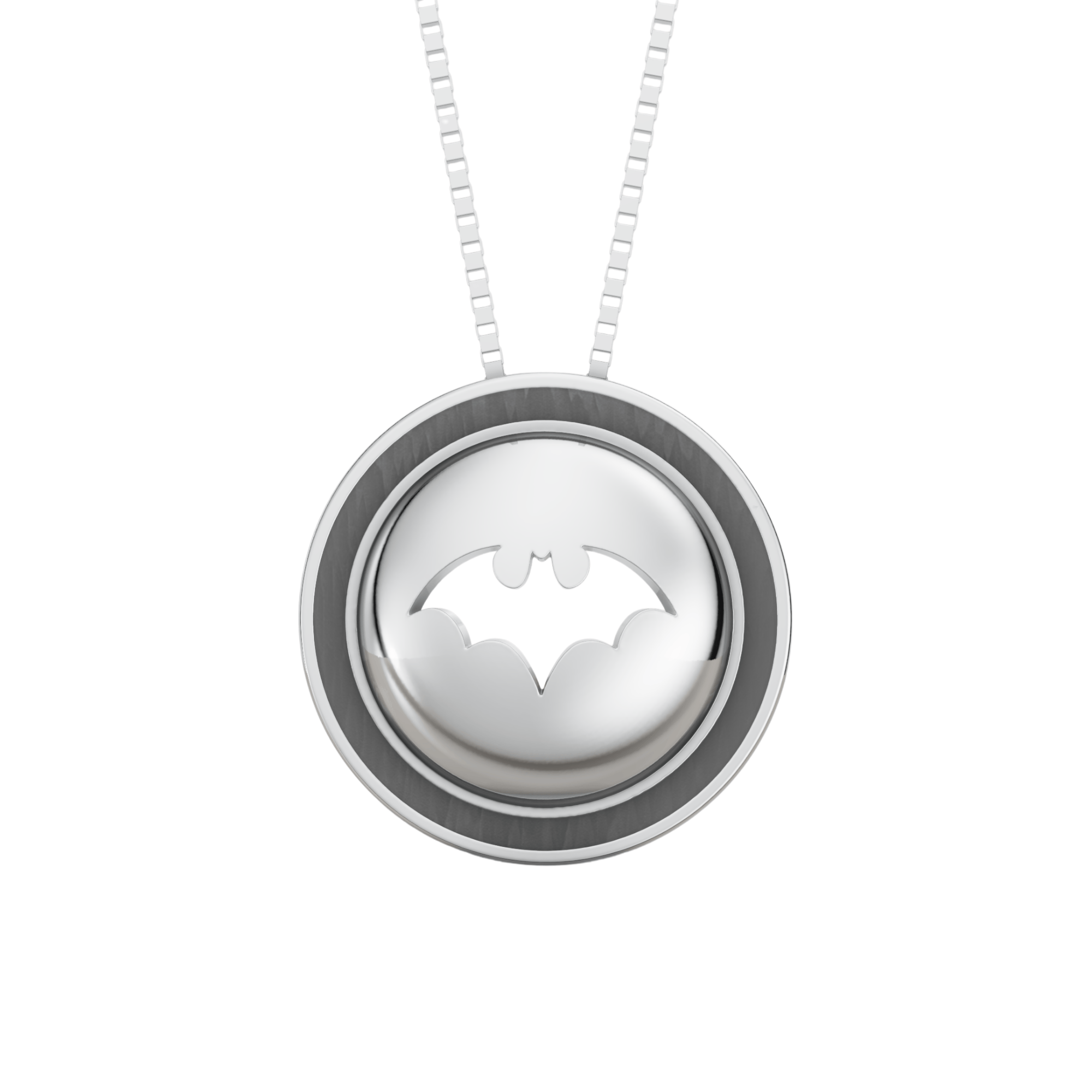 VELMÉ Bat Emblem Rakhi Pendant| 925 Silver Superhero Convertible Rakhi.