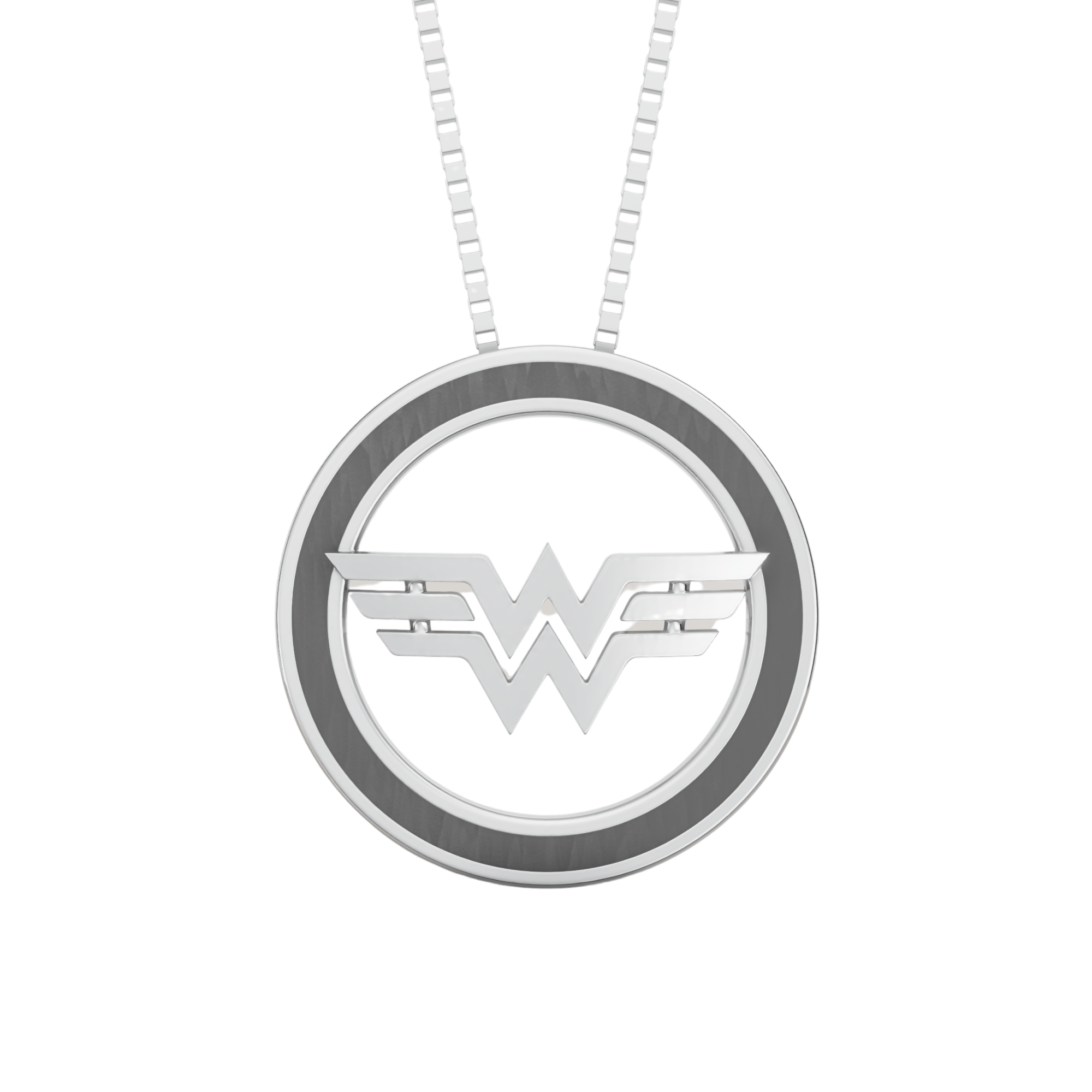 VELMÉ Wonder Emblem Rakhi Pendant | 925 Silver Superhero Convertible Rakhi