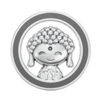 Little Buddha Rakhi Pendant | 925 Silver Convertible Rakhi
