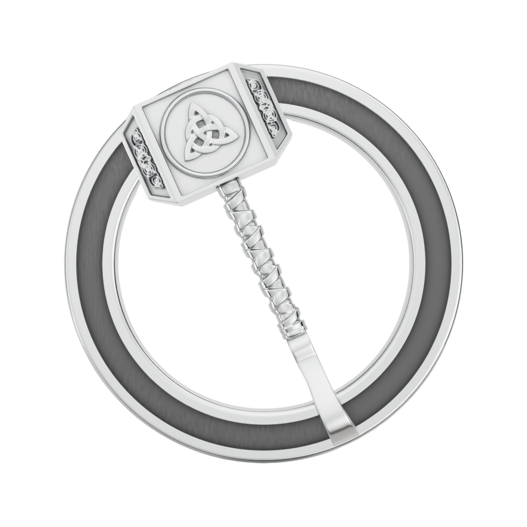 Hammer Rakhi Pendant | 925 Silver Convertible Rakhi