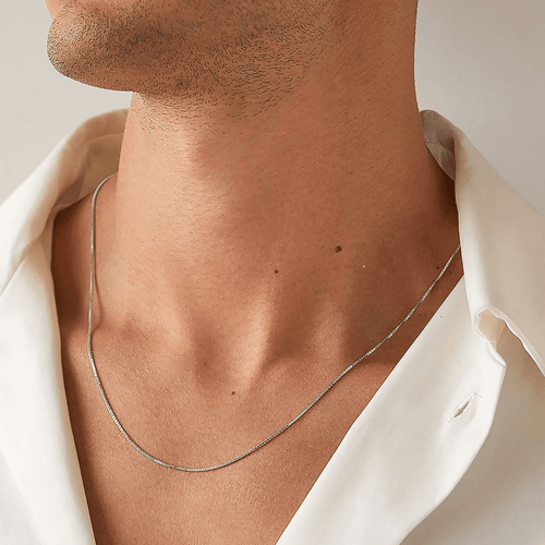 VELMÉ 925 Pure Silver Box Chain