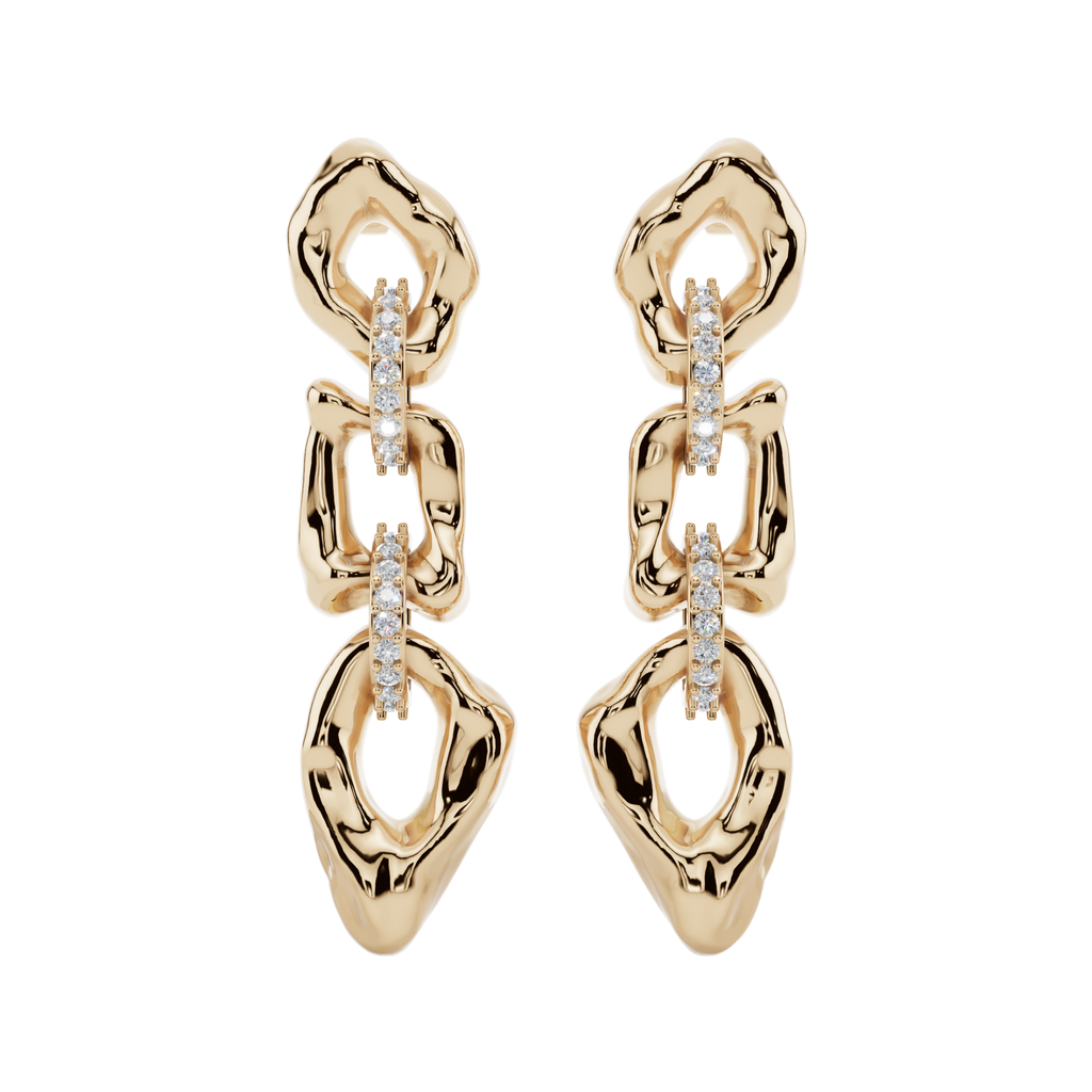 Gilded Link Drops | Fluidé