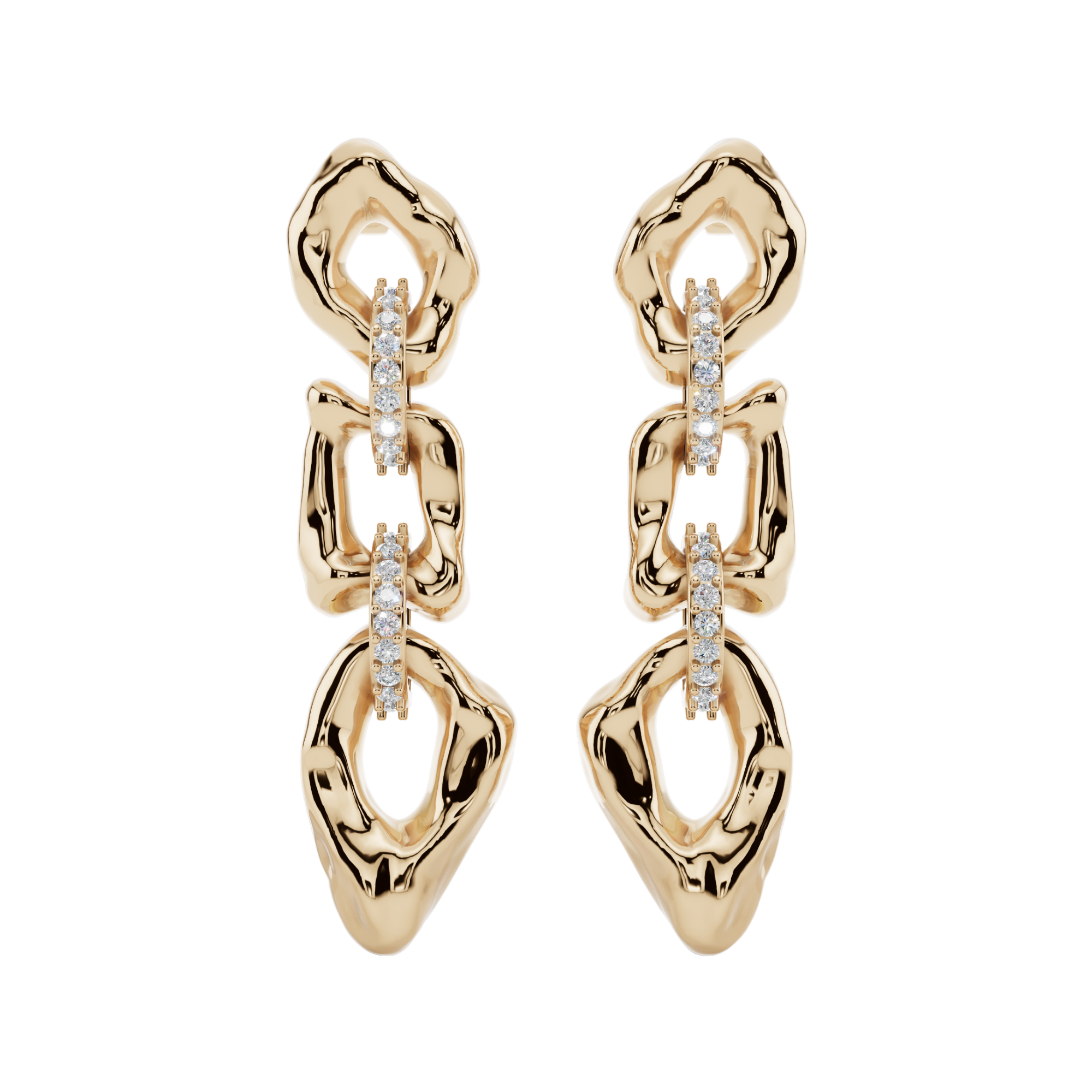 Gilded Link Drops | Fluidé