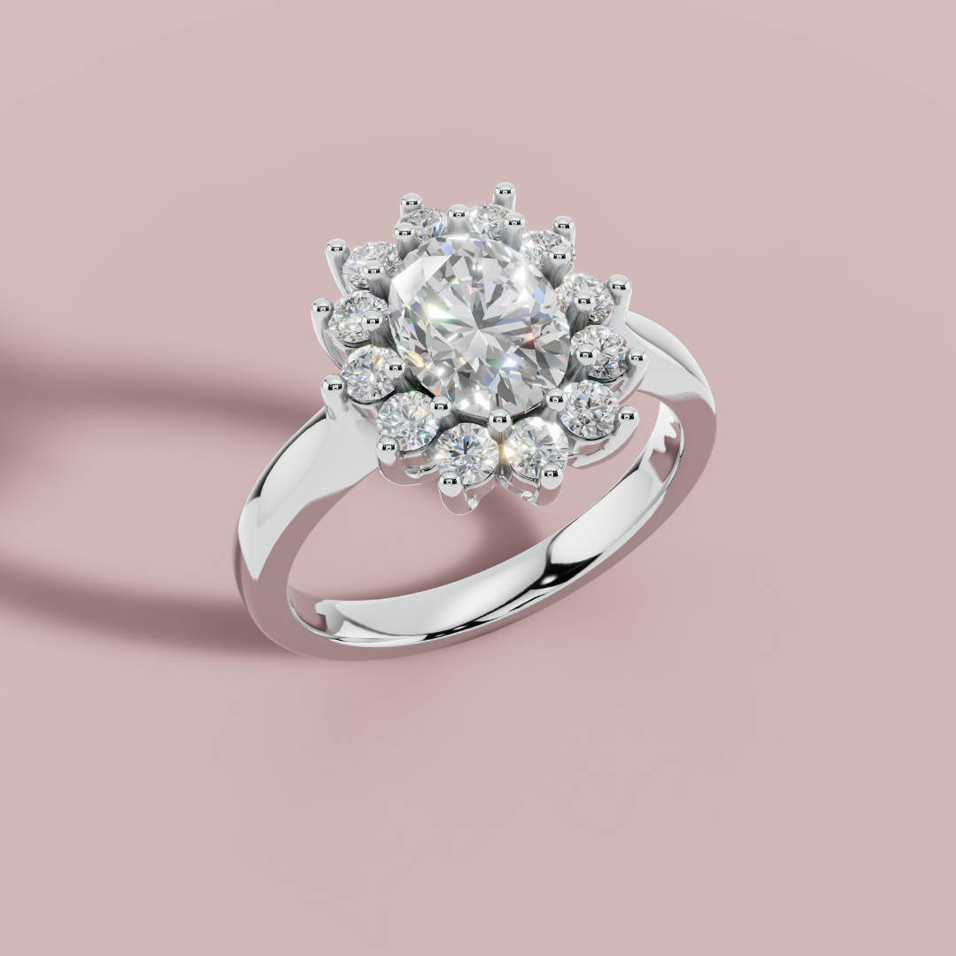 Eterna Diana 925 Pure Silver Ring My Store