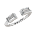 Vertex Open Light Ring | 925 Sterling Silver | Velmé