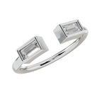 Vertex Open Light Ring | 925 Sterling Silver | Velmé