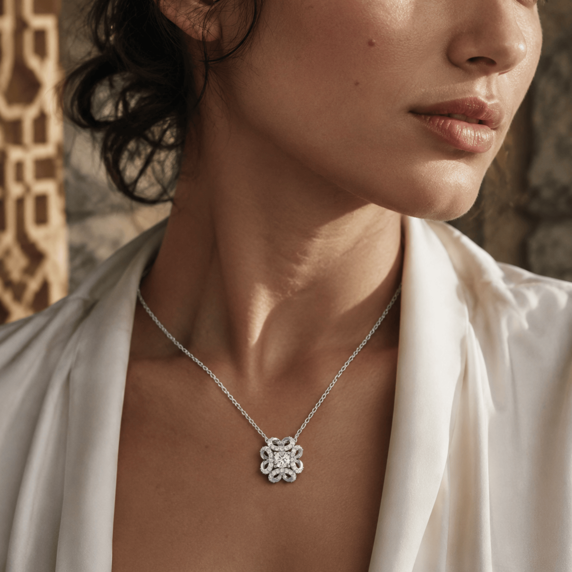 VELMÉ Fiona Necklace Set | 925 Sterling Silver