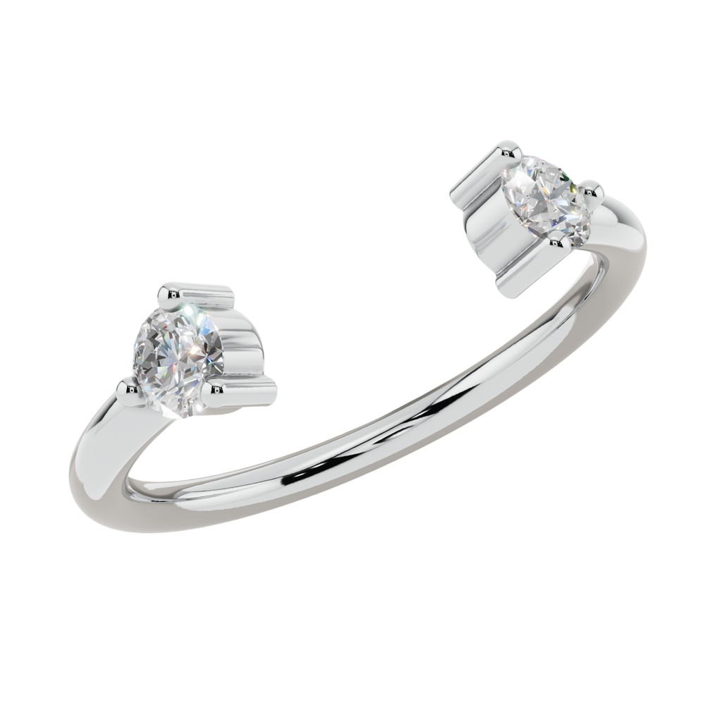Celeste Open Light Ring | 925 Sterling Silver | Velmé