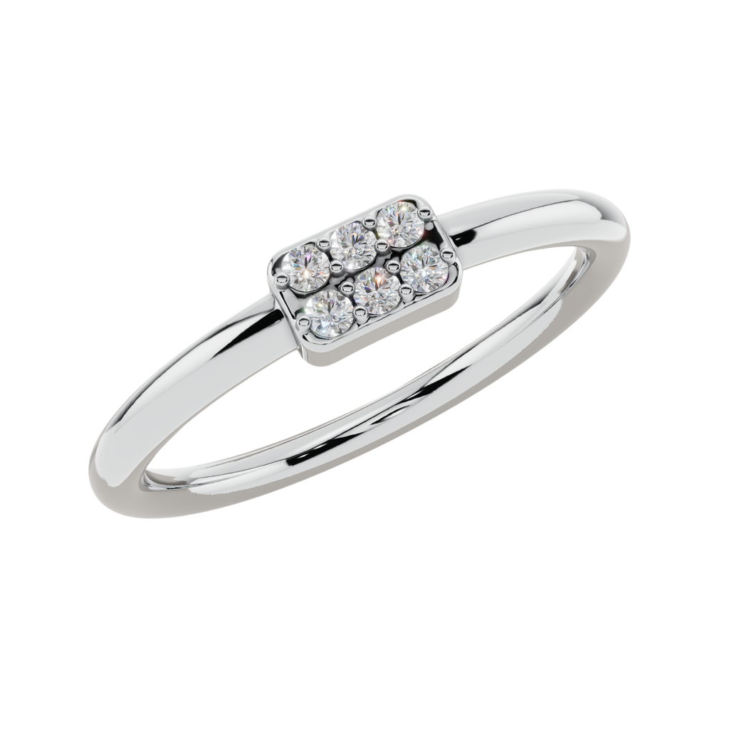 Nova Pavé Light Ring | 925 Sterling Silver | Velmé