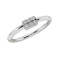 Nova Pavé Light Ring | 925 Sterling Silver | Velmé