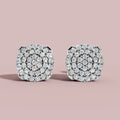 Eterna Stud 925 Pure Silver Earrings My Store