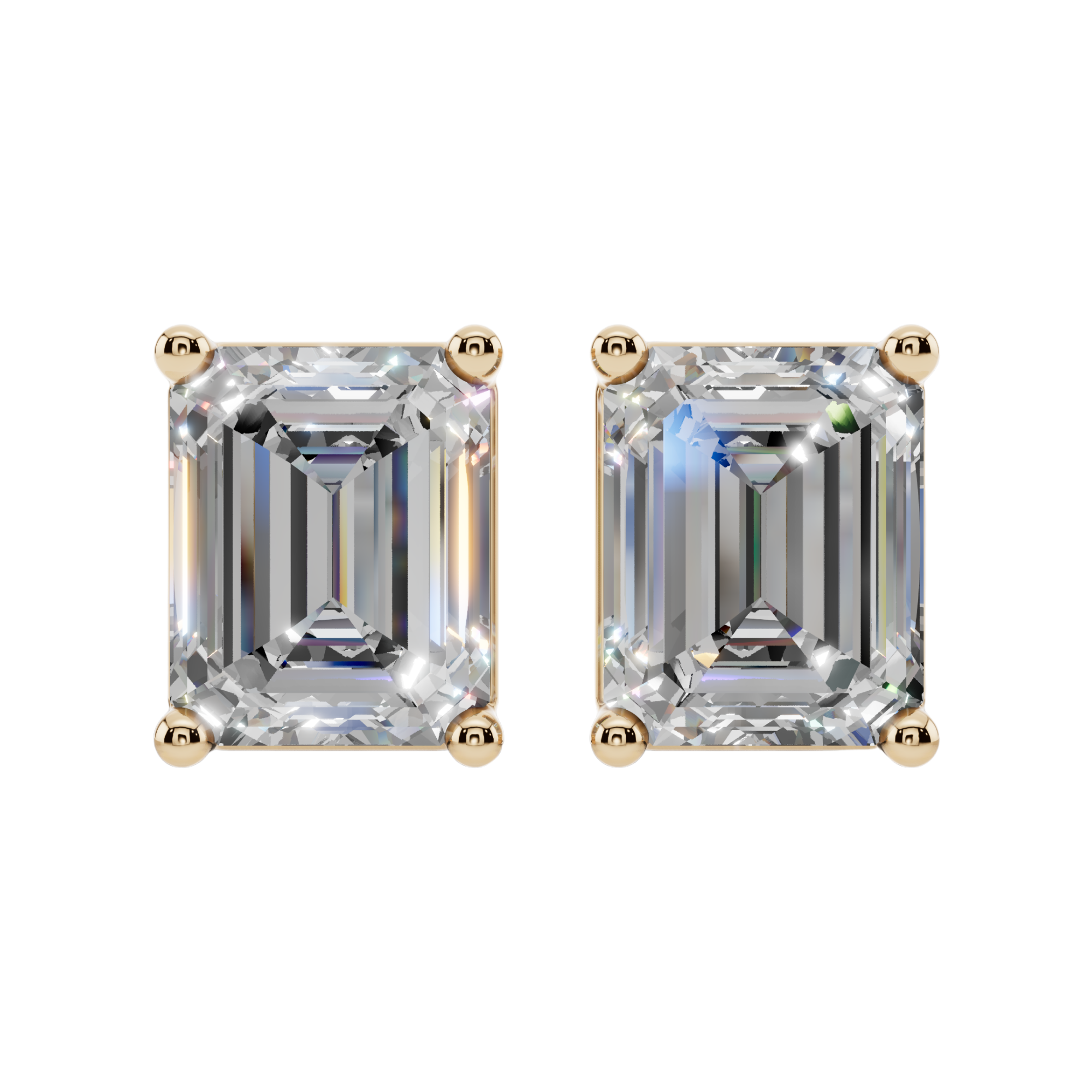 Modern Classic Emerald 925 Silver Studs | Velmé