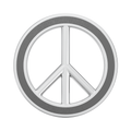 VELMÉ Peace Symbol Rakhi Pendant |925 Silver Convertible Rakhi