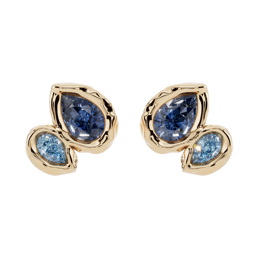 Azure Drift Studs | Fluidé