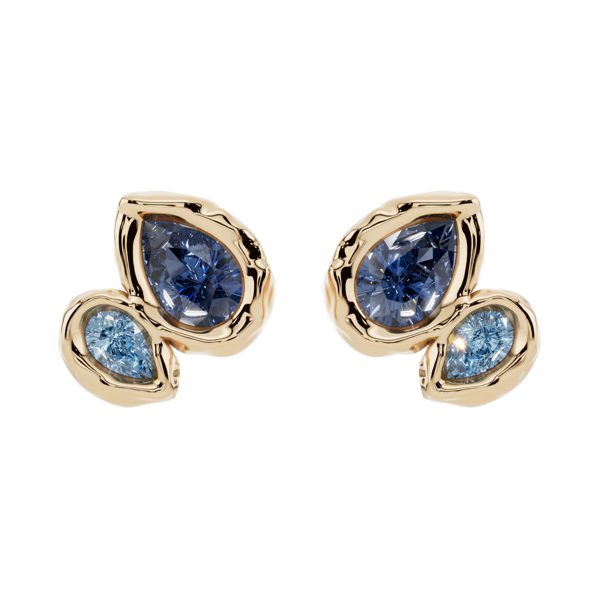 Azure Drift Studs | Fluidé