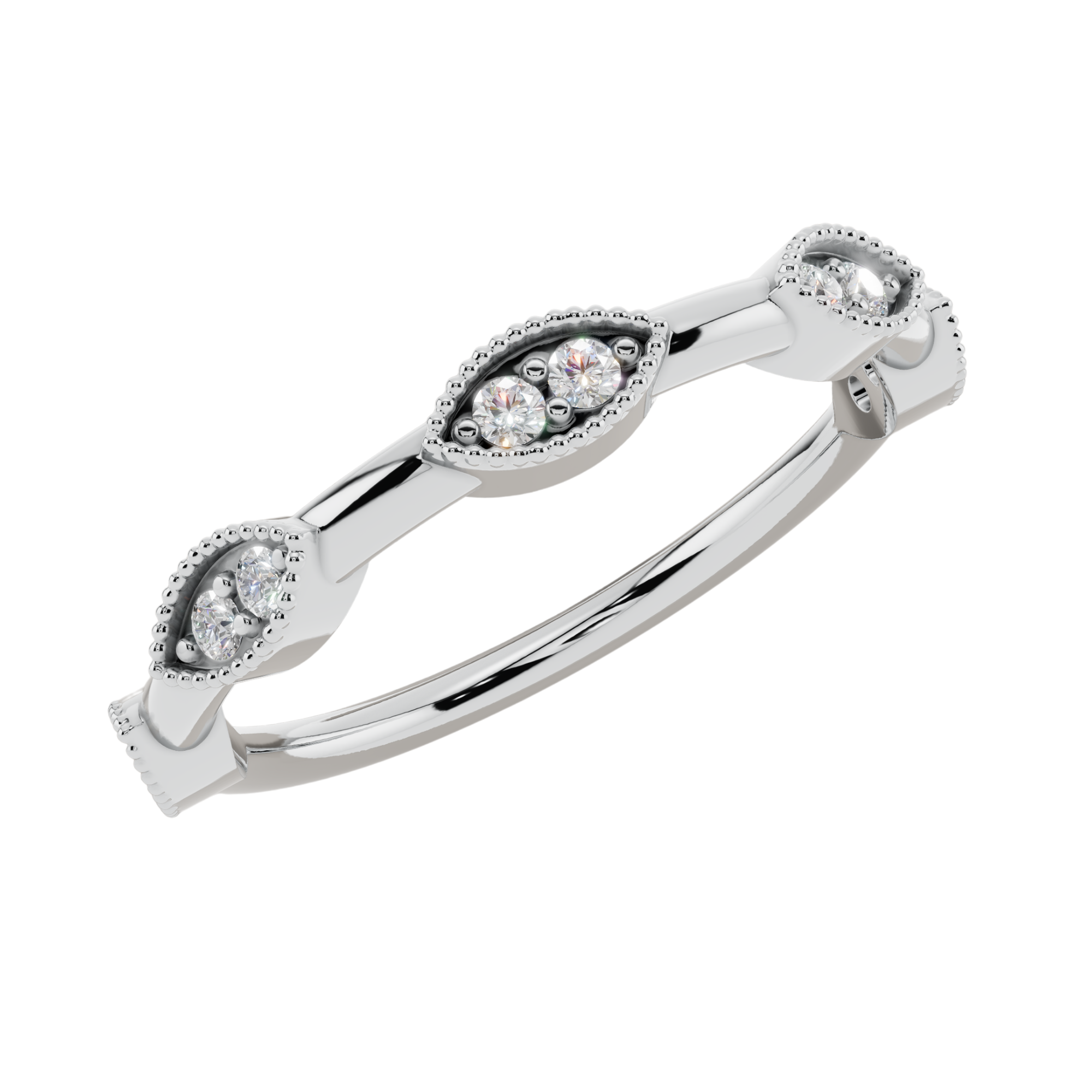 Astera Marquise Light Ring | 925 Sterling Silver | Velmé