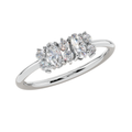 Blossom Duo Light Ring | 925 Sterling Silver | Velmé