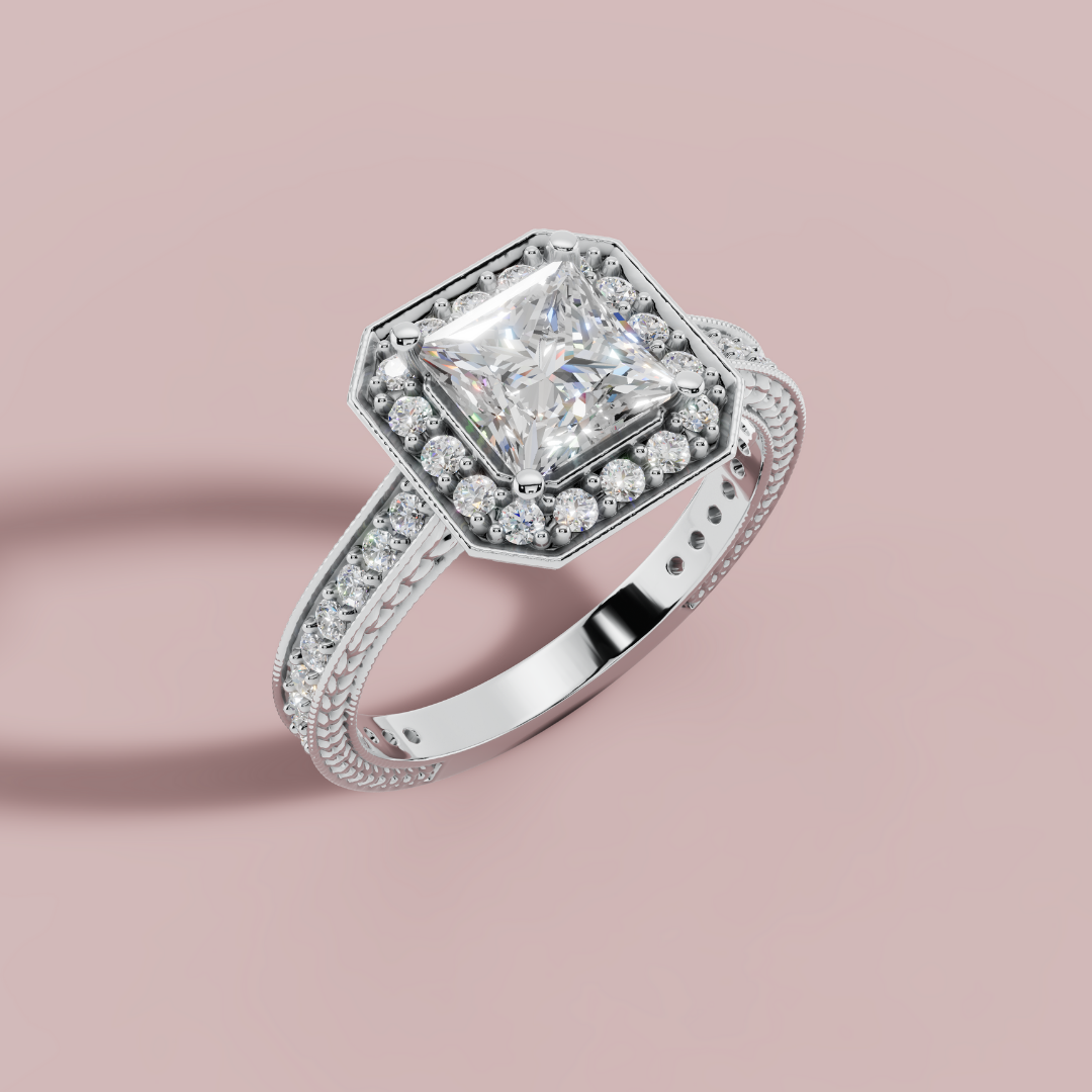 Brillora Emerald 925 Pure Silver Ring My Store