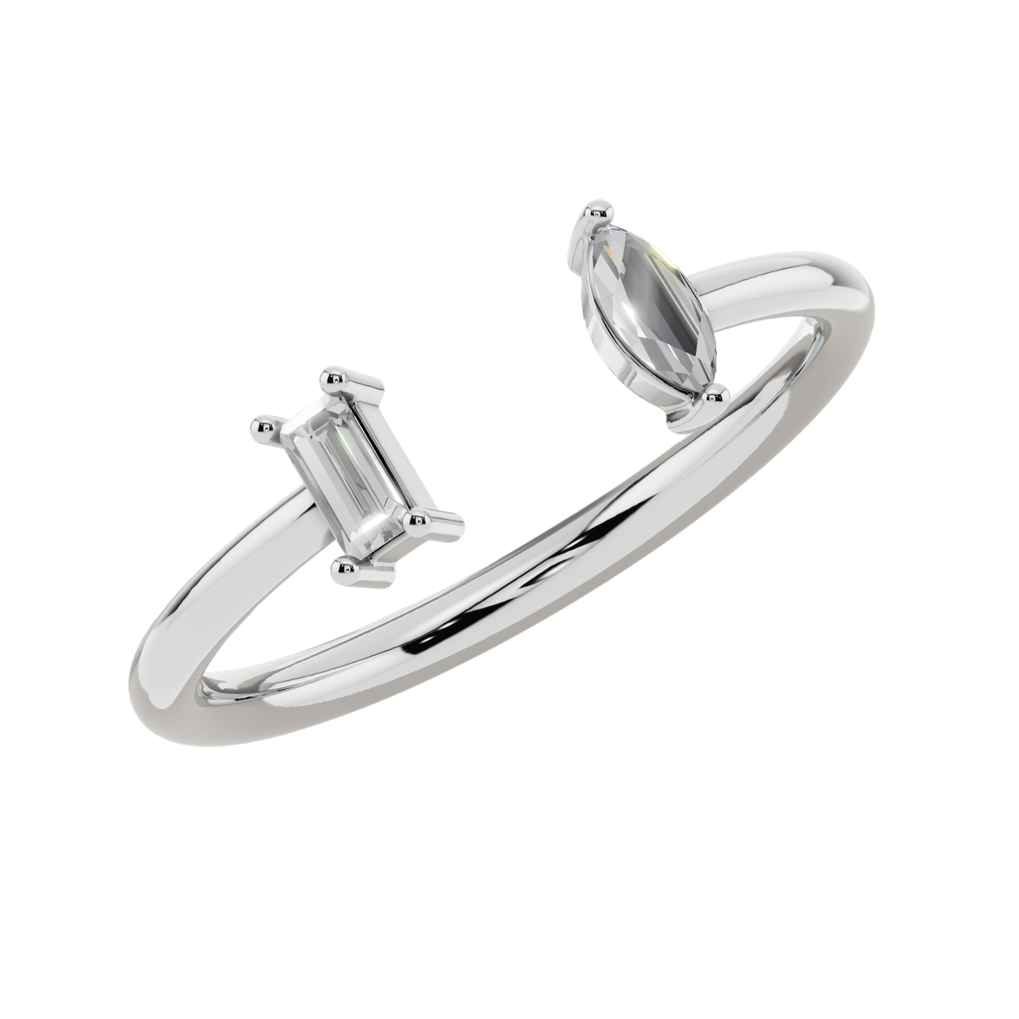 Harmony Open Light Ring | 925 Sterling Silver | Velmé