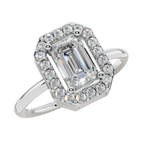 Elara Emerald Light Ring | 925 Sterling Silver | Velmé