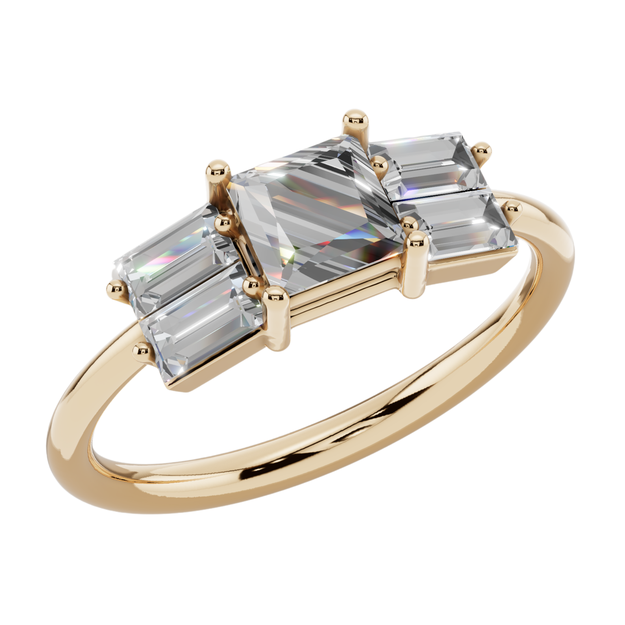 Majestic Emerald Light Ring | 925 Sterling Silver | Velmé