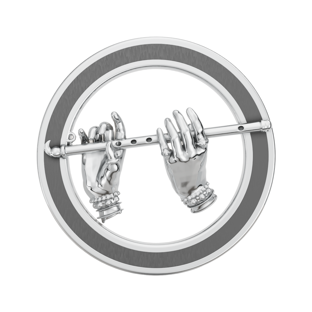 Divine Flute Rakhi Pendant |925 Silver Convertible Rakhi