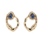 Sapphire Orbit Studs | Fluidé