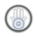 VELMÉ Hamsa Evil Eye Rakhi Pendant | 925 Silver Convertible Rakhi