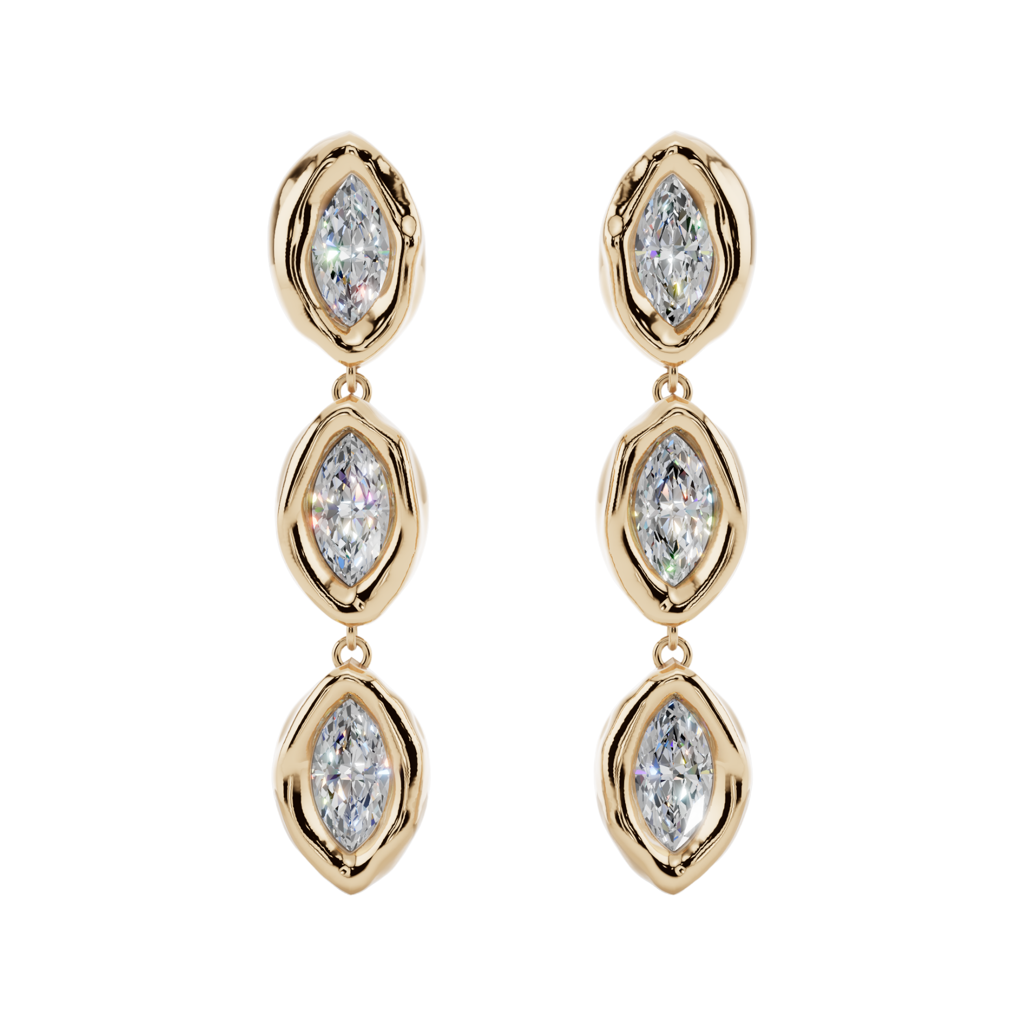 Halo Drop Earrings | Fluidé