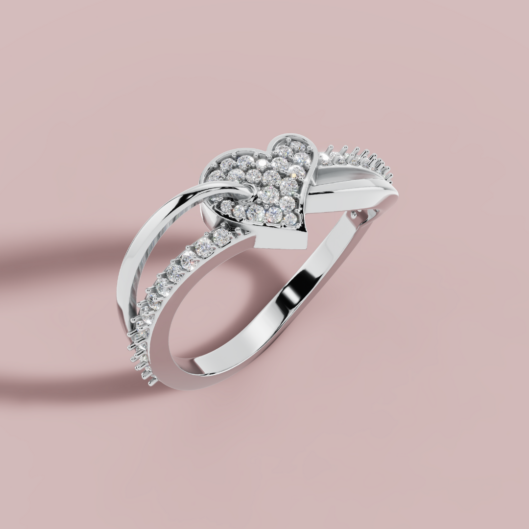 Brilliance of Heart 925 Pure Silver Ring My Store