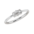 Linear Baguette Light Ring | 925 Sterling Silver | Velmé