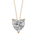 Romantic Heart 925 Silver Solitaire Necklace | Velmé