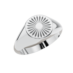 VELMÉ Solara 925 Silver Men’s Signet Ring | Velmé
