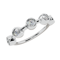 Luna Bezel Light Ring | 925 Sterling Silver | Velmé