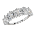 Aurora Baguette Light Ring | 925 Sterling Silver | Velmé